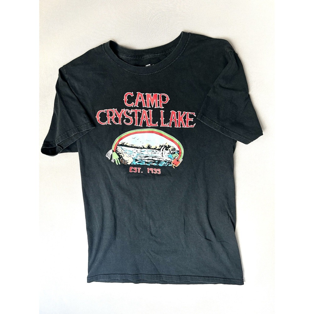Friday The 13th Adult S Camp‎ Crystal Lake Counselor T Shirt